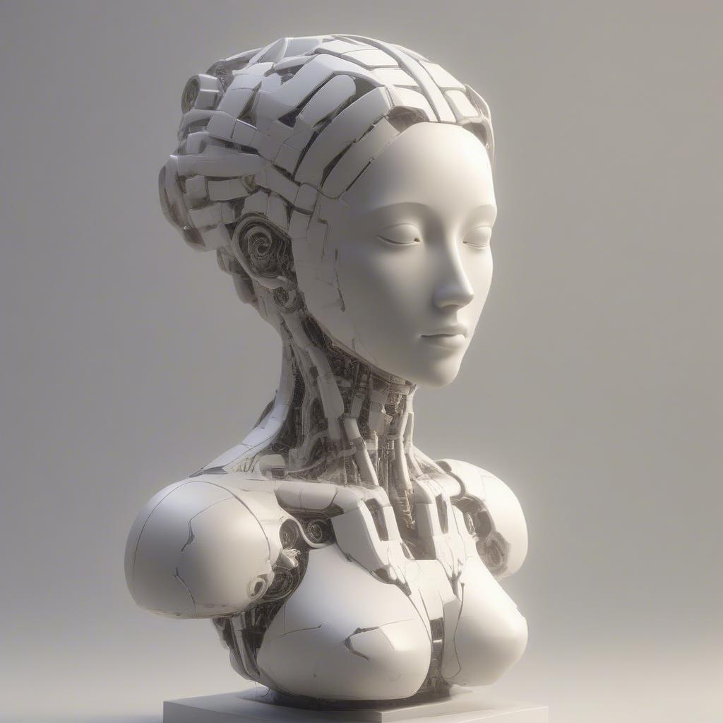 AI in Sculpture: 3D Modeling and Material Usage Optimization